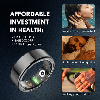 Titanium Smart Health Ring™